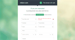Desktop Screenshot of milium.com